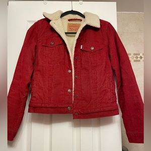 Levi’s corduroy Sherpa trucker jacket